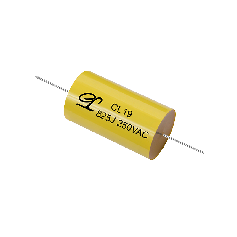 CL19 Metallized ตัวเก็บประจุฟิล์มโพลีเอสเตอร์ (ชนิดตะกั่วตามแนวแกน)