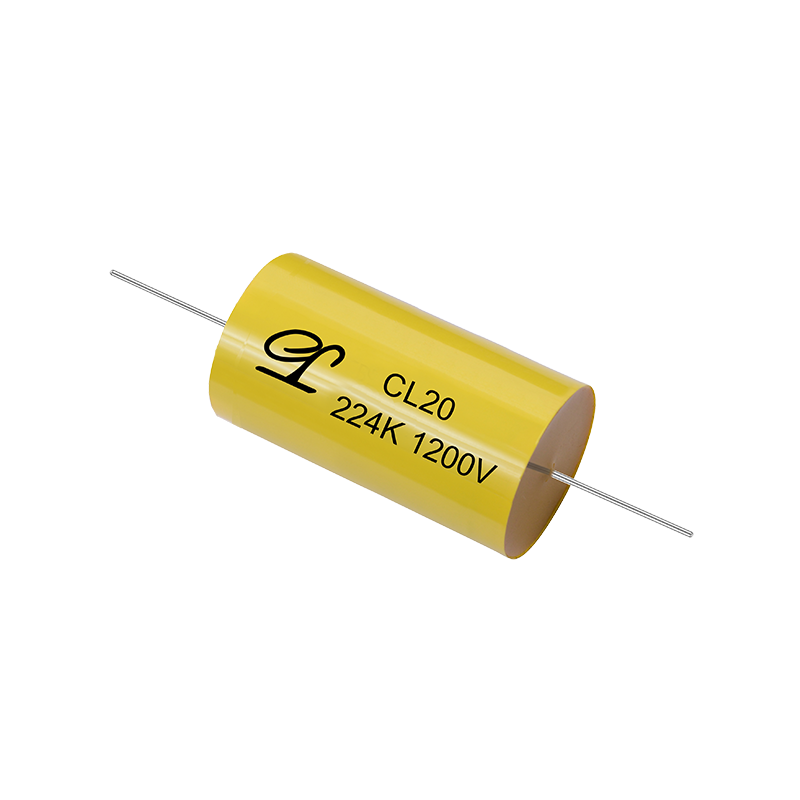 ตัวเก็บประจุฟิล์มโพลีเอสเตอร์ Metallized CL20 (ชนิดตะกั่วตามแนวแกน)